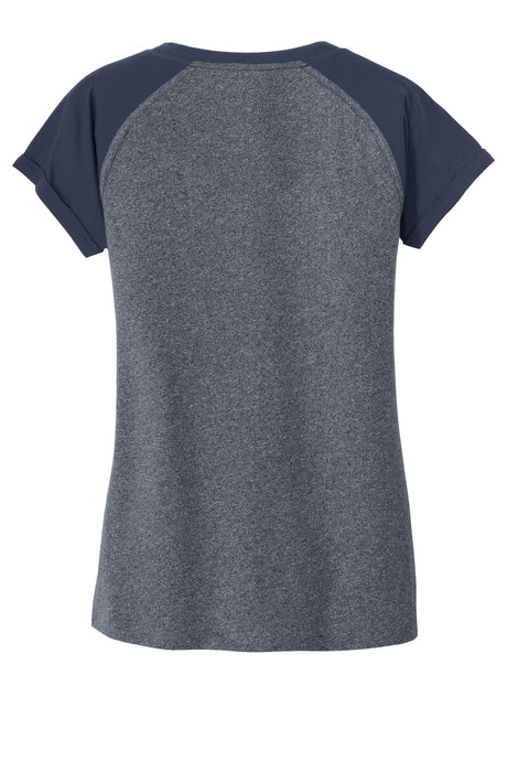 New Era Women's Heritage Blend Varsity Tee. LNEA107 New Era