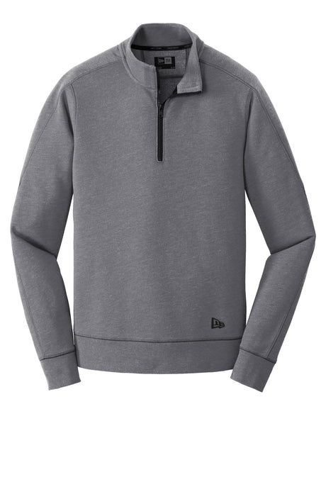 New Era Men's Tri-Blend Fleece 1/4-Zip Pullover. NEA512 New Era