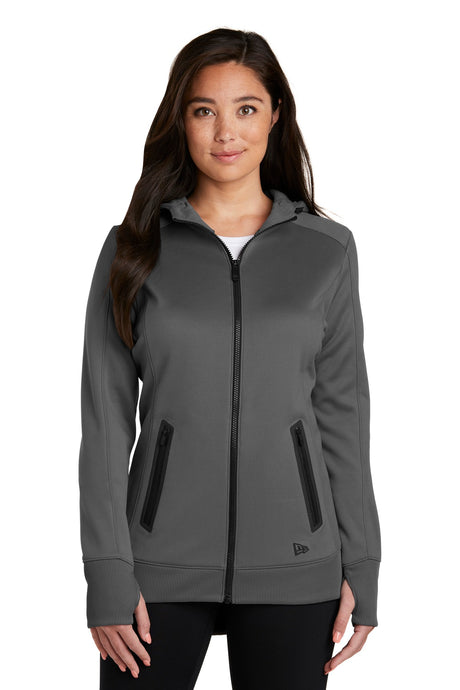 New Era Women's Venue Fleece Full-Zip Hoodie. LNEA522 New Era