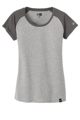 New Era Women's Heritage Blend Varsity Tee. LNEA107 New Era