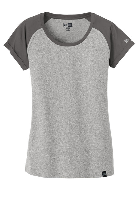 New Era Women's Heritage Blend Varsity Tee. LNEA107 New Era