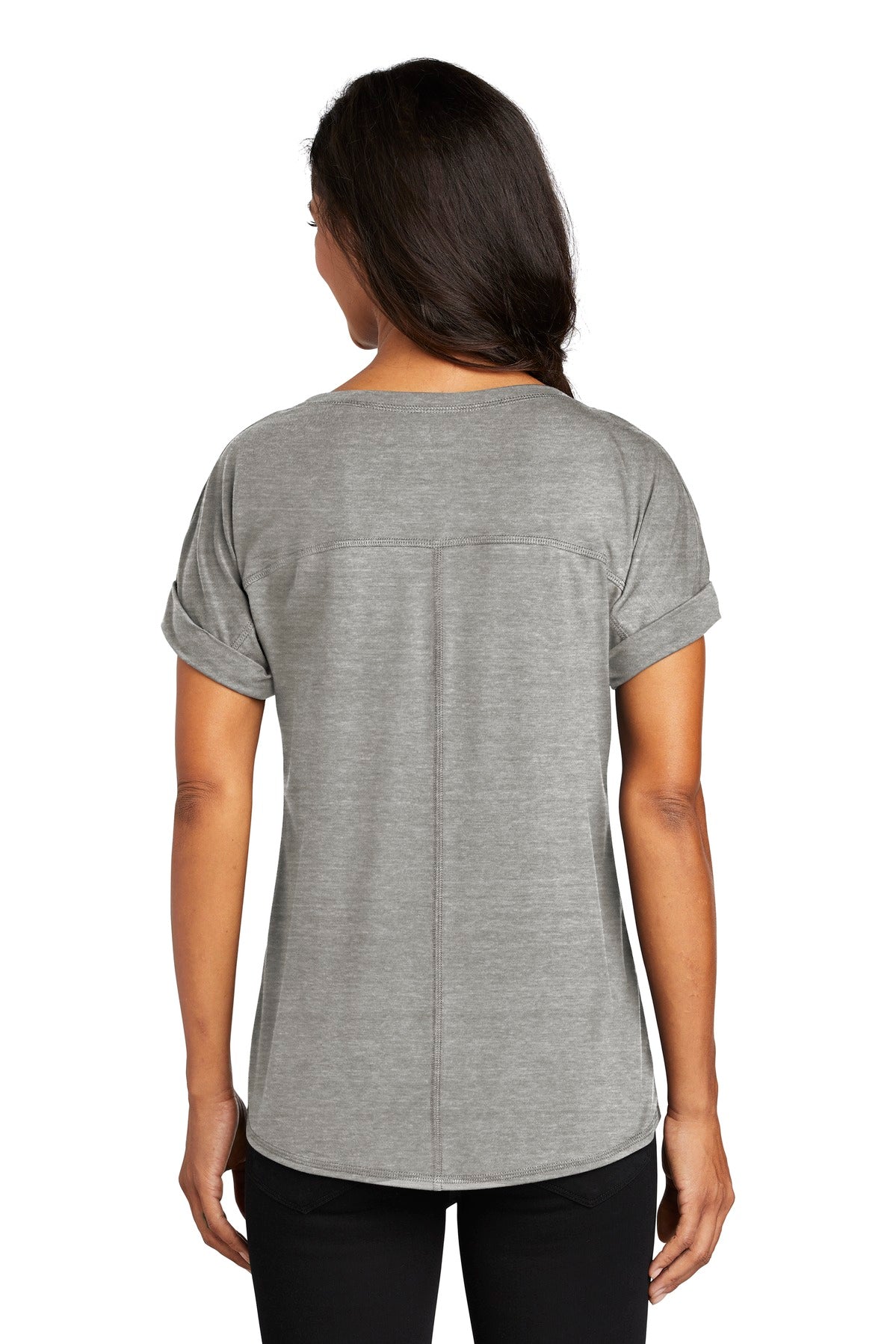 OGIO Women's Luuma Cuffed Short Sleeve. LOG800 OGIO