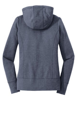 New Era Women's Tri-Blend Fleece Full-Zip Hoodie. LNEA511 New Era