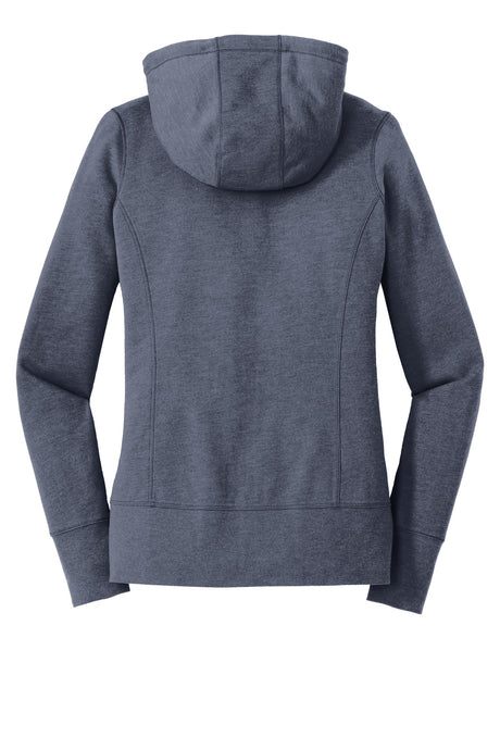 New Era Women's Tri-Blend Fleece Full-Zip Hoodie. LNEA511 New Era