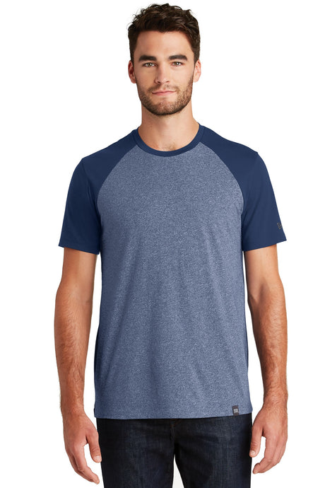 New Era Men's Heritage Blend Varsity Tee. NEA107 New Era