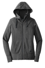 New Era Women's Tri-Blend Fleece Full-Zip Hoodie. LNEA511 New Era