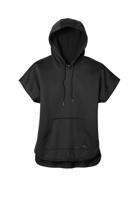 New Era Women's Performance Terry Short Sleeve Hoodie. LNEA533 New Era