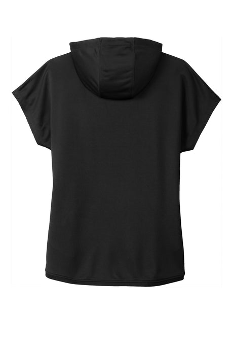 New Era Women's Performance Terry Short Sleeve Hoodie. LNEA533 New Era