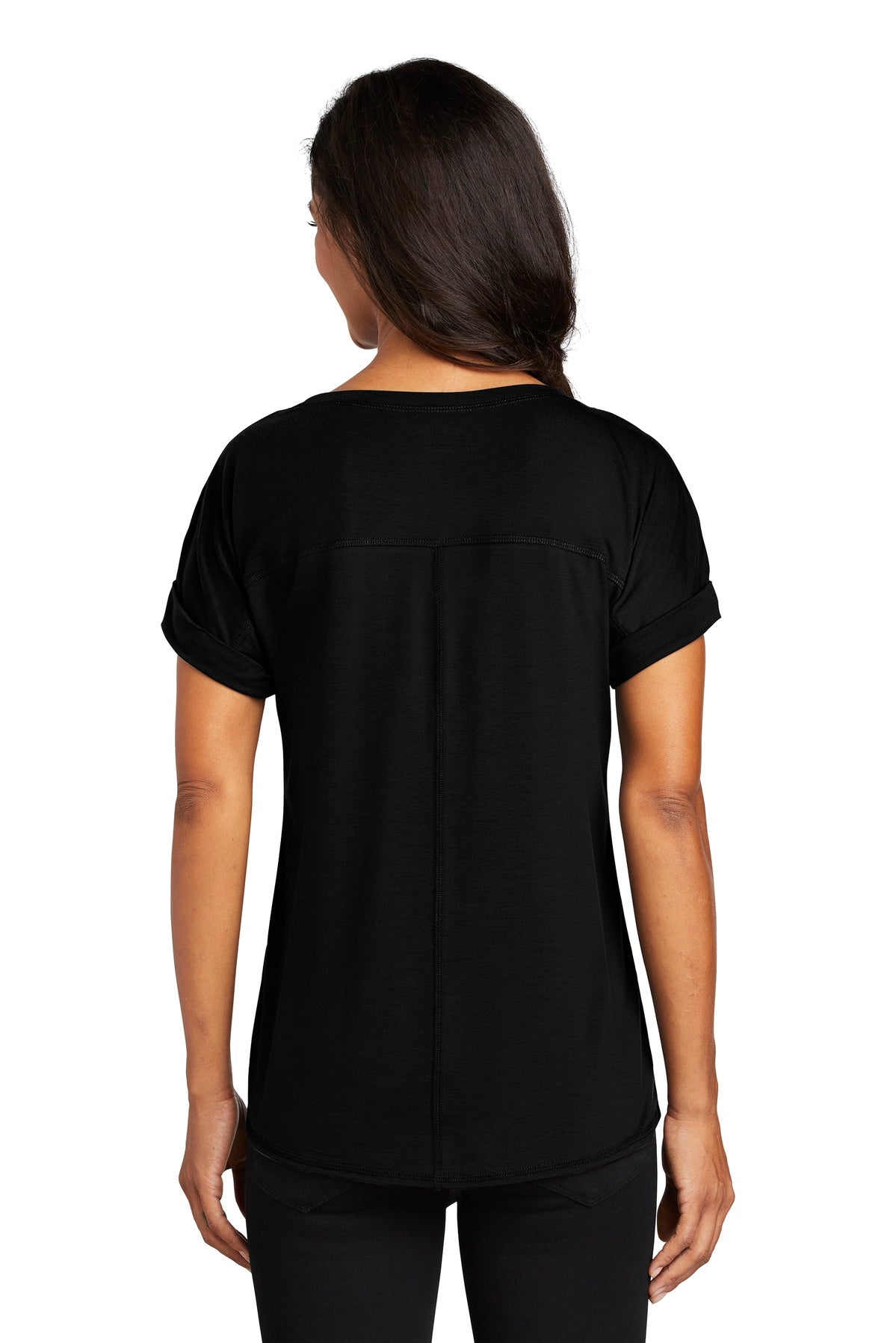 OGIO Women's Luuma Cuffed Short Sleeve. LOG800 OGIO