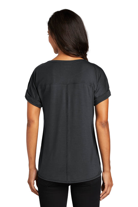 OGIO Women's Luuma Cuffed Short Sleeve. LOG800 OGIO