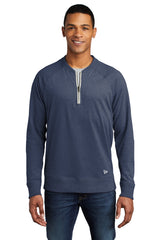 New Era Men's Sueded Cotton Blend 1/4-Zip Pullover. NEA123 New Era