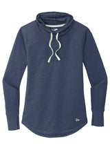 New Era Women's Sueded Cotton Blend Cowl Tee. LNEA123 New Era