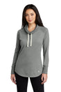 New Era Women's Sueded Cotton Blend Cowl Tee. LNEA123 New Era