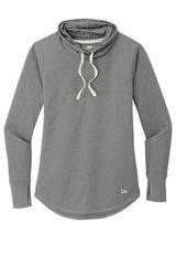 New Era Women's Sueded Cotton Blend Cowl Tee. LNEA123 New Era