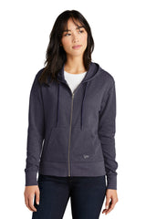 New Era Women's Thermal Full-Zip Hoodie. LNEA141 New Era