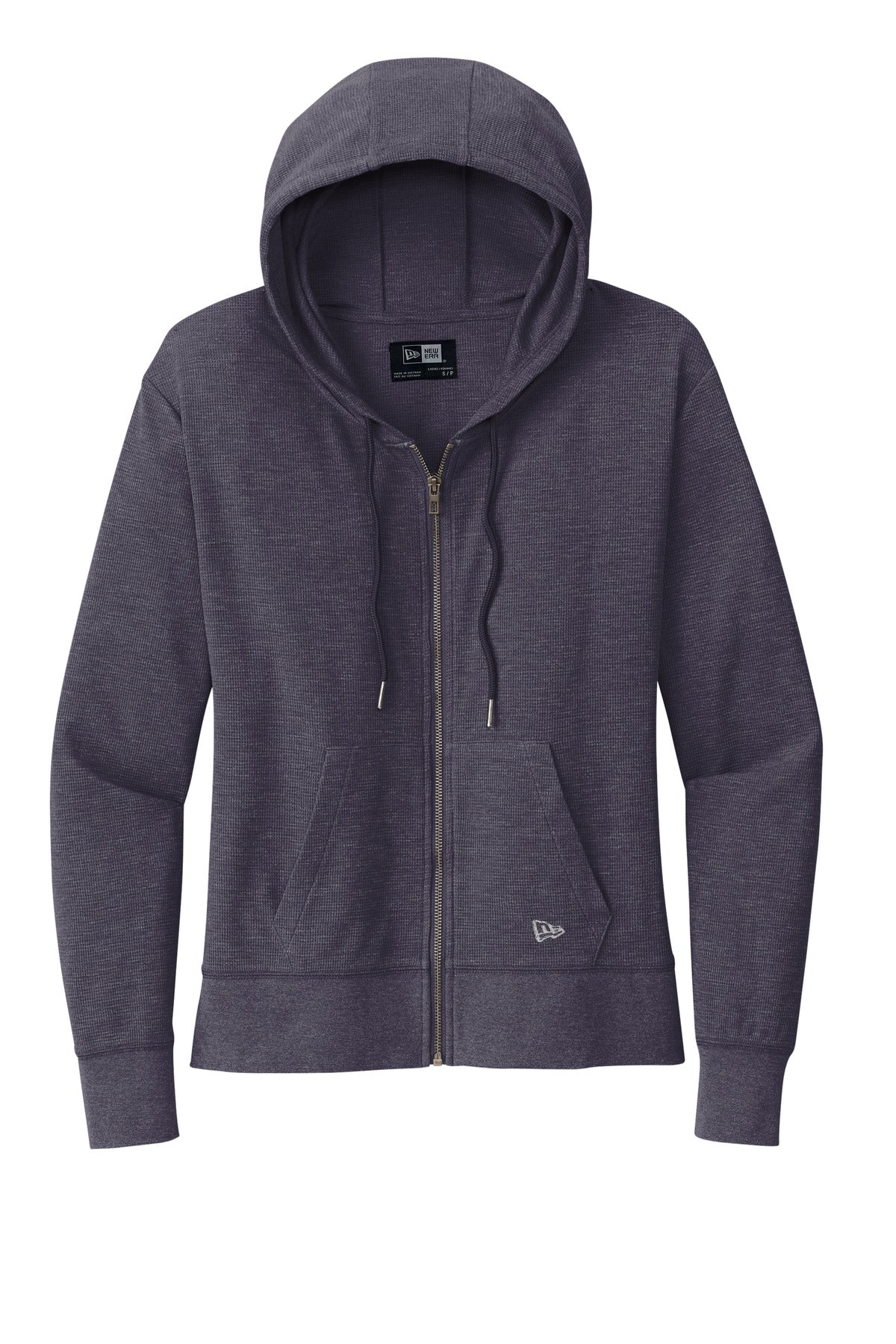 New Era Women's Thermal Full-Zip Hoodie. LNEA141 New Era