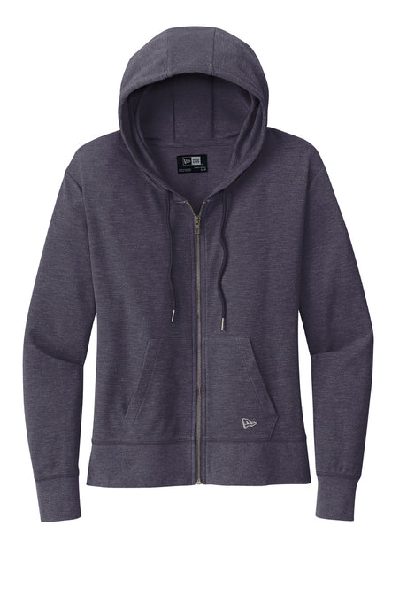 New Era Women's Thermal Full-Zip Hoodie. LNEA141 New Era