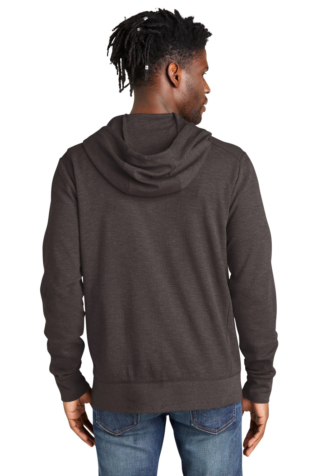 New Era Men's Thermal Full-Zip Hoodie. NEA141 New Era