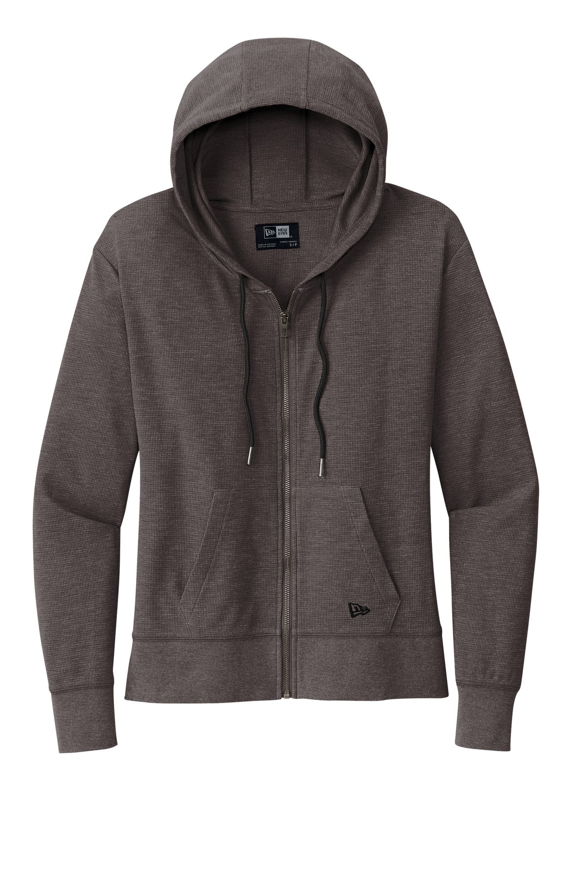 New Era Women's Thermal Full-Zip Hoodie. LNEA141 New Era