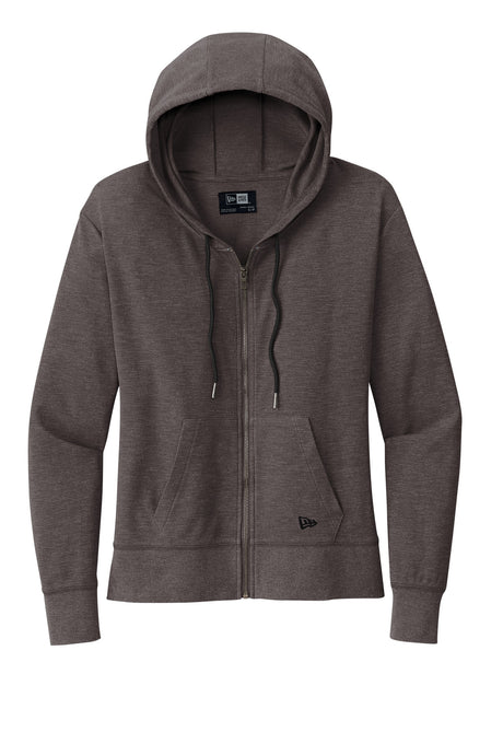 New Era Women's Thermal Full-Zip Hoodie. LNEA141 New Era