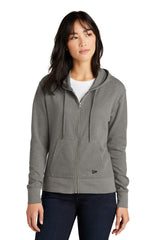 New Era Women's Thermal Full-Zip Hoodie. LNEA141 New Era