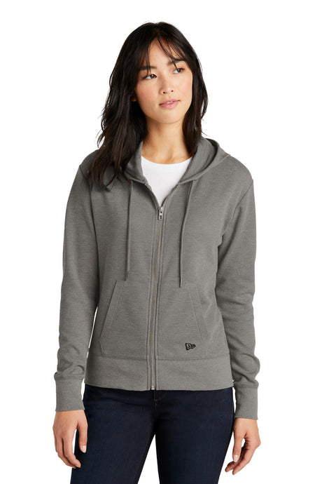 New Era Women's Thermal Full-Zip Hoodie. LNEA141 New Era
