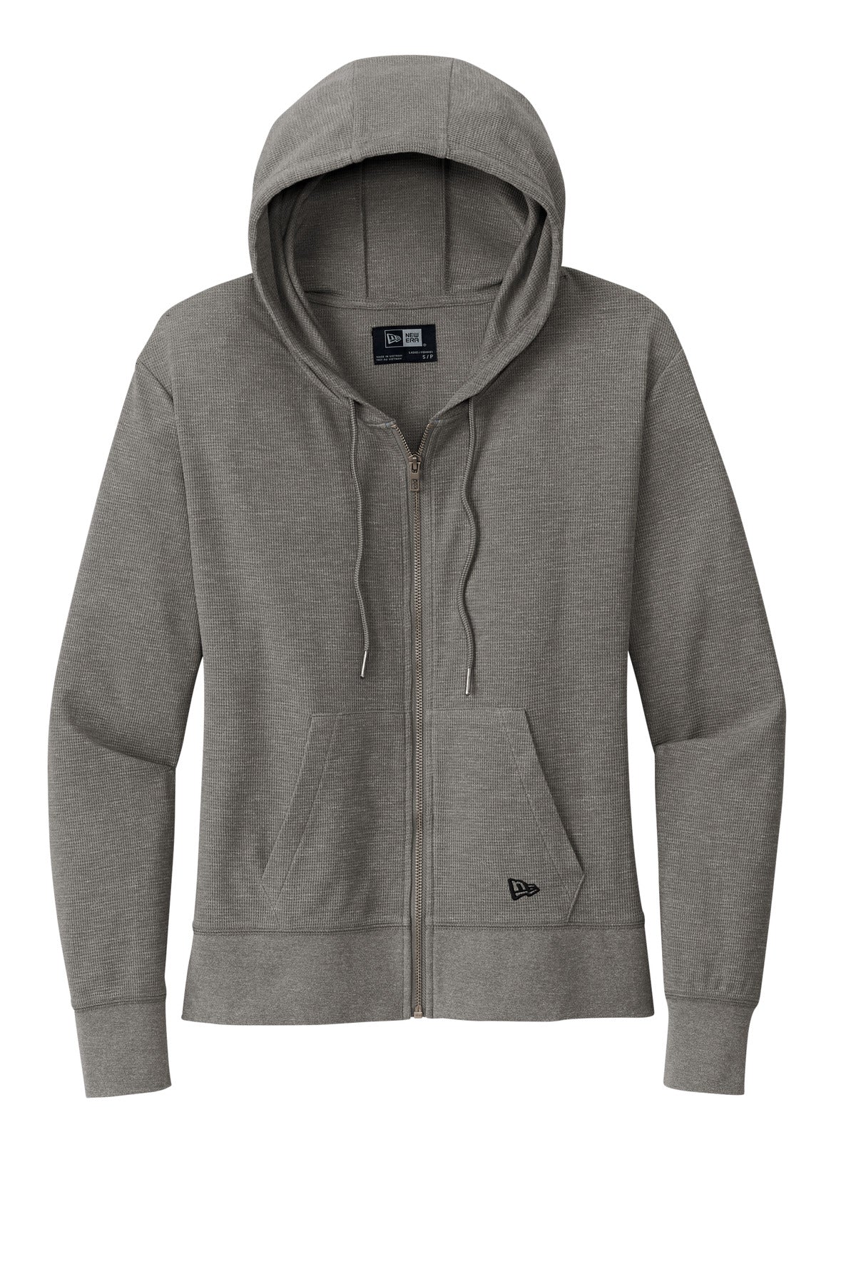 New Era Women's Thermal Full-Zip Hoodie. LNEA141 New Era