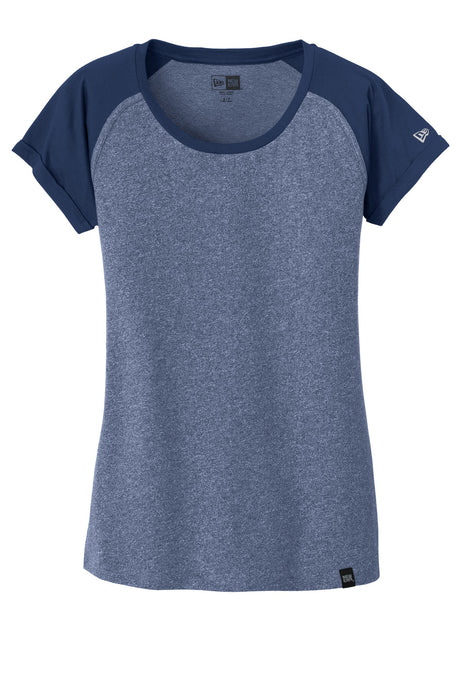 New Era Women's Heritage Blend Varsity Tee. LNEA107 New Era