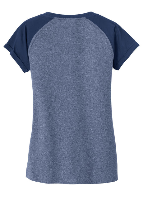 New Era Women's Heritage Blend Varsity Tee. LNEA107 New Era