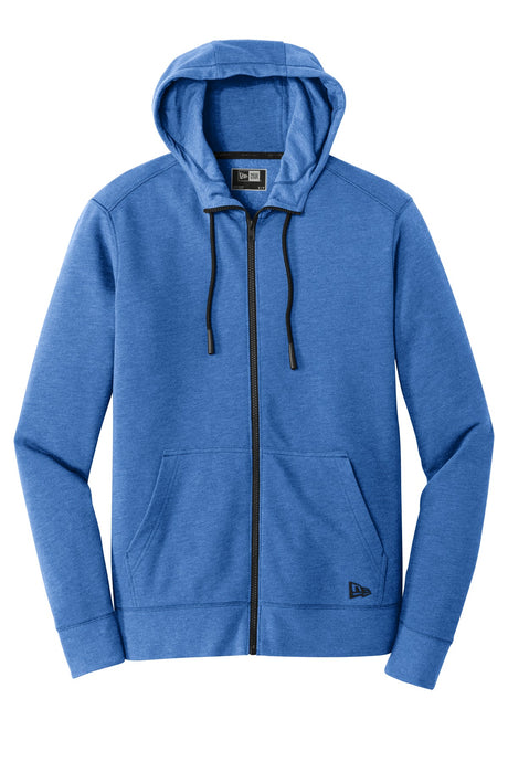 New Era Men's Tri-Blend Fleece Full-Zip Hoodie. NEA511 New Era