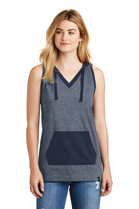 New Era Women's Heritage Blend Hoodie Tank. LNEA106 New Era
