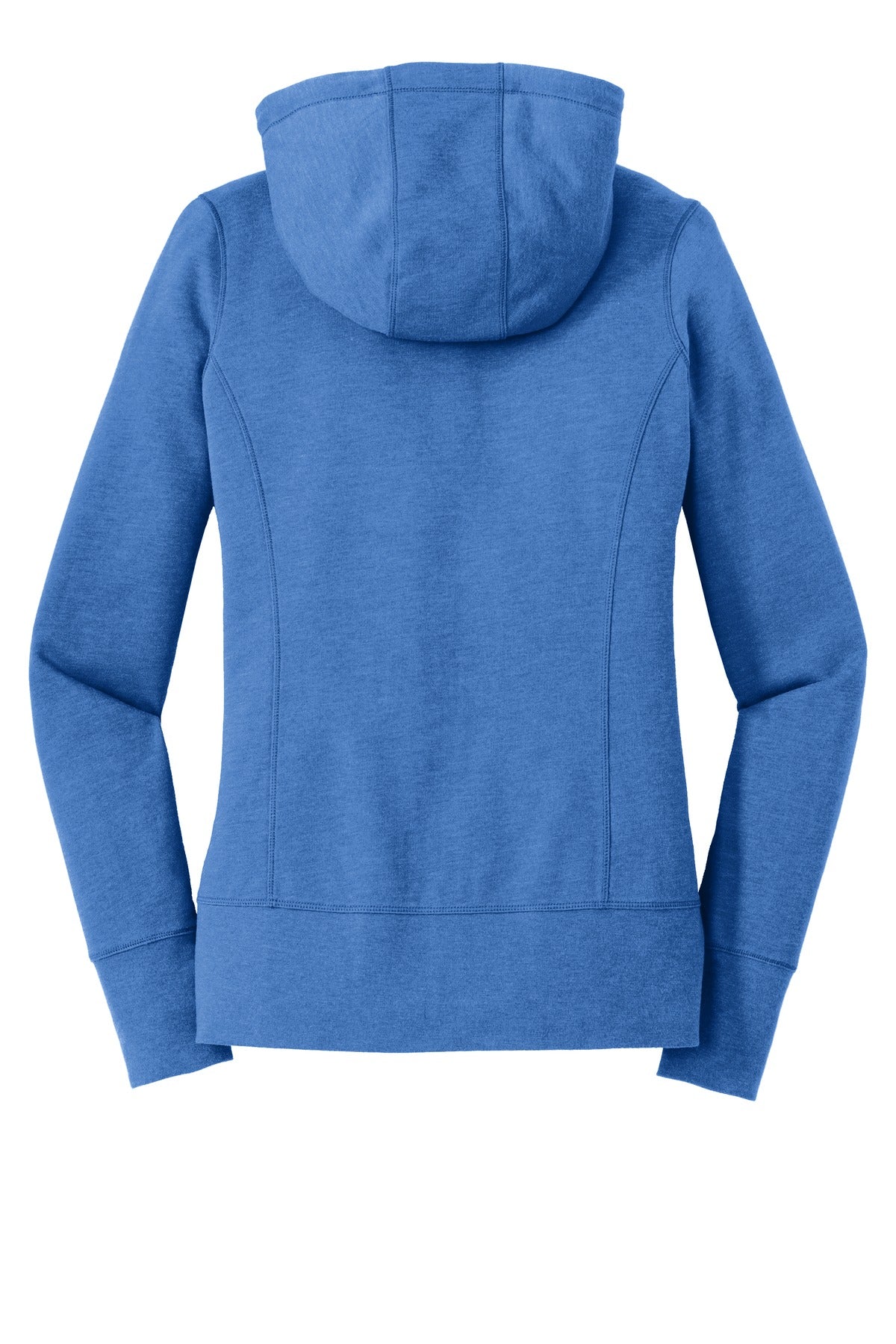 New Era Women's Tri-Blend Fleece Full-Zip Hoodie. LNEA511 New Era