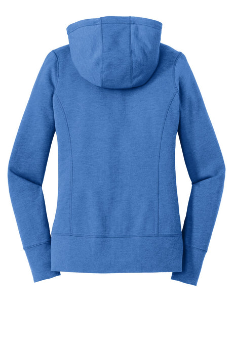 New Era Women's Tri-Blend Fleece Full-Zip Hoodie. LNEA511 New Era