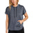 New Era Women's Performance Terry Short Sleeve Hoodie. LNEA533 New Era