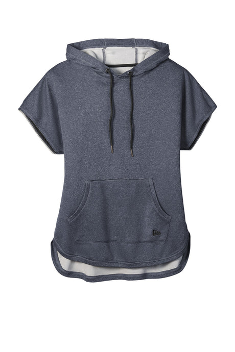 New Era Women's Performance Terry Short Sleeve Hoodie. LNEA533 New Era