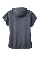 New Era Women's Performance Terry Short Sleeve Hoodie. LNEA533 New Era