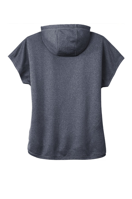 New Era Women's Performance Terry Short Sleeve Hoodie. LNEA533 New Era