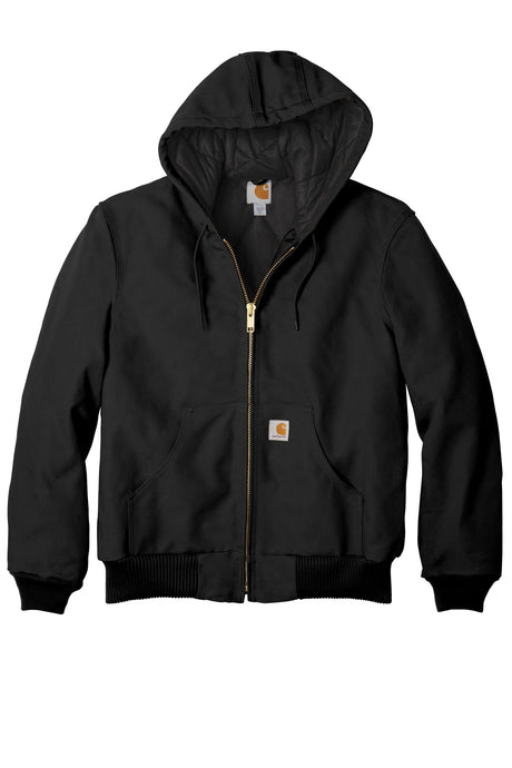 Carhartt Men's Quilted-Flannel-Lined Duck Active Jacket CTSJ140 Carhartt