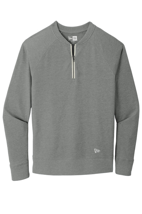New Era Men's Sueded Cotton Blend 1/4-Zip Pullover. NEA123 New Era