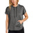 New Era Women's Performance Terry Short Sleeve Hoodie. LNEA533 New Era