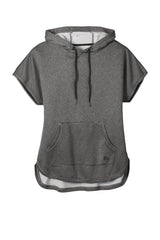 New Era Women's Performance Terry Short Sleeve Hoodie. LNEA533 New Era