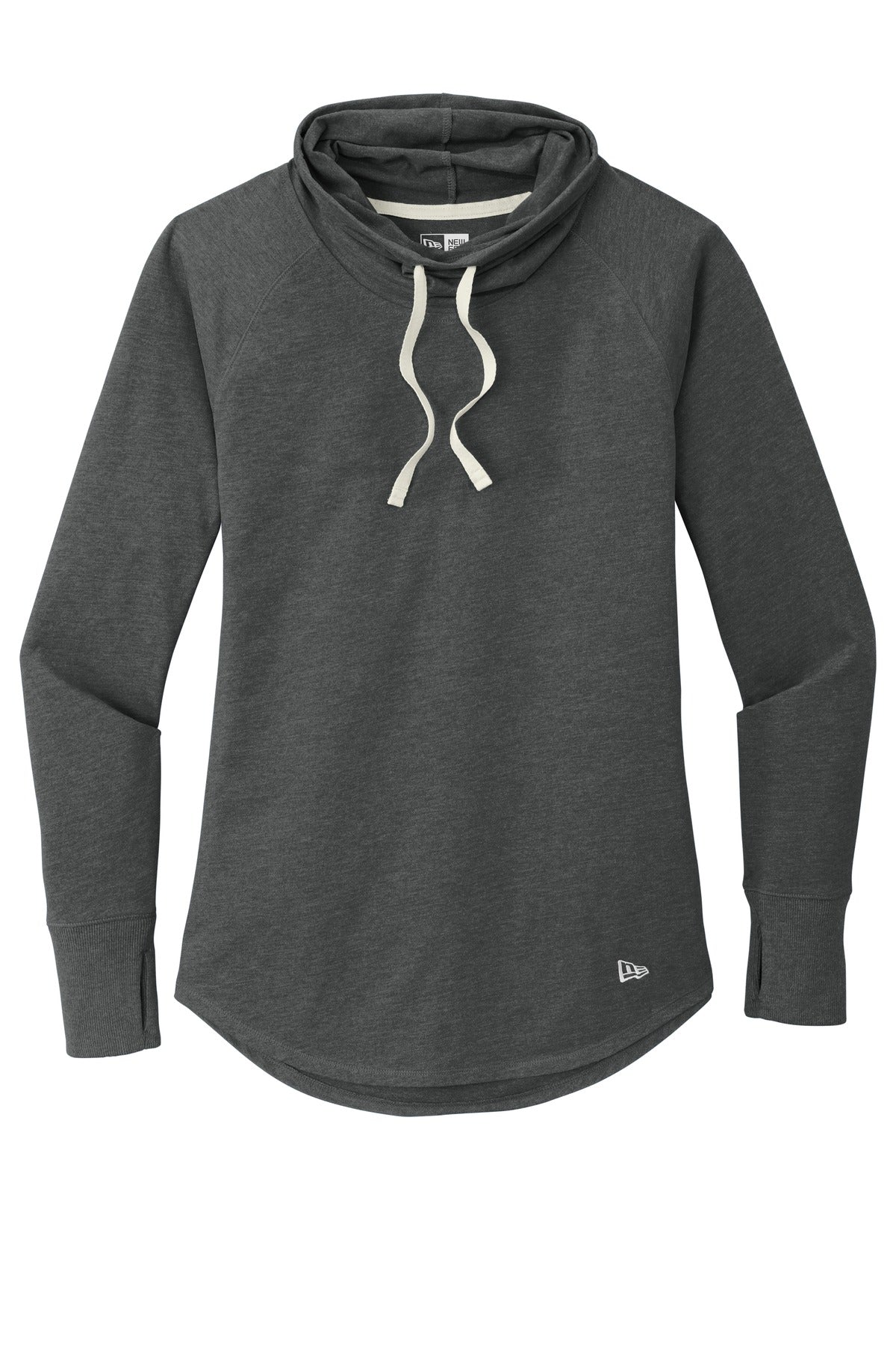 New Era Women's Sueded Cotton Blend Cowl Tee. LNEA123 New Era