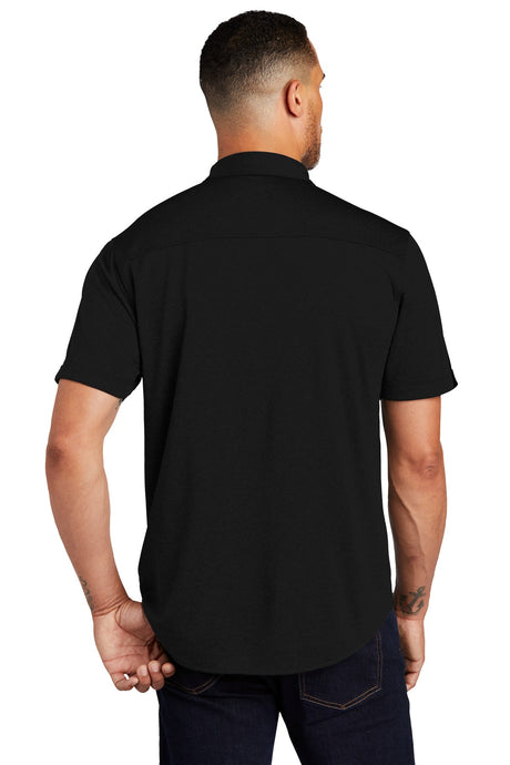OGIO Men's Gravitate Full-Button Polo. OG141 OGIO