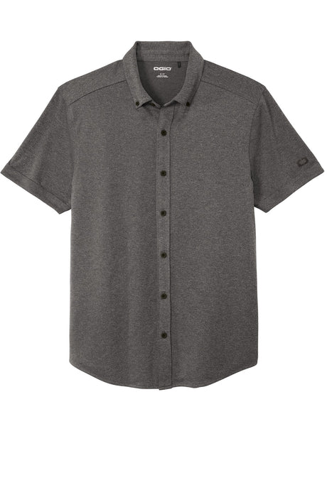 OGIO Men's Gravitate Full-Button Polo. OG141 OGIO