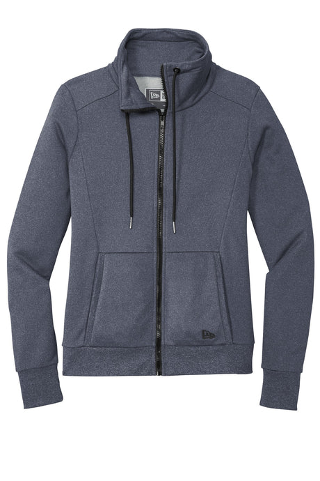 New Era Women's Performance Terry Full-Zip Cowl. LNEA530 New Era