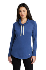 New Era Women's Sueded Cotton Blend Cowl Tee. LNEA123 New Era