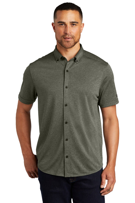 OGIO Men's Gravitate Full-Button Polo. OG141 OGIO