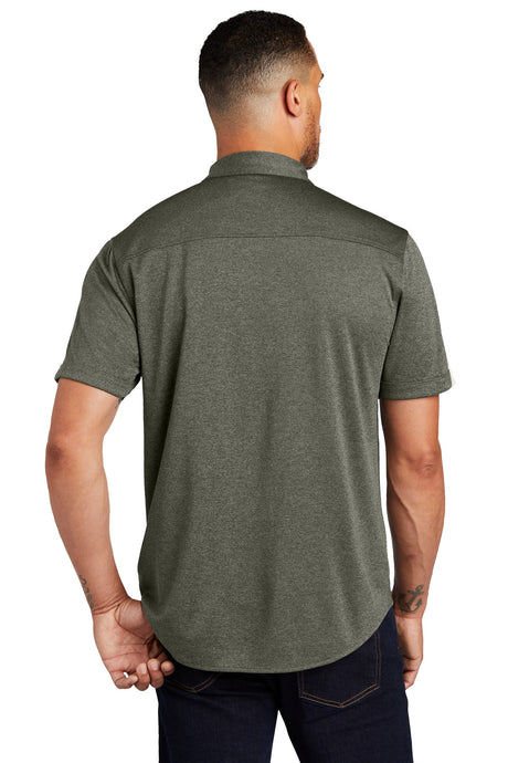 OGIO Men's Gravitate Full-Button Polo. OG141 OGIO