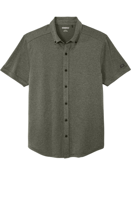 OGIO Men's Gravitate Full-Button Polo. OG141 OGIO
