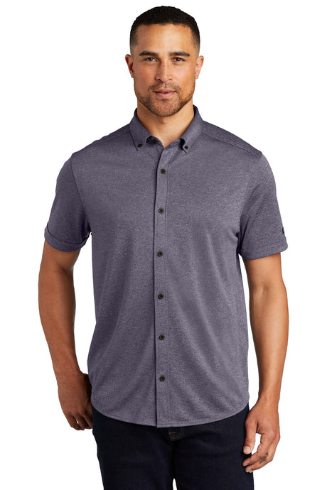 OGIO Men's Gravitate Full-Button Polo. OG141 OGIO